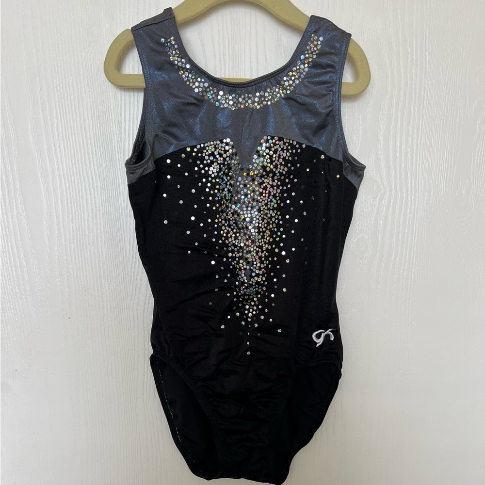 GK Black and Silver Leotard